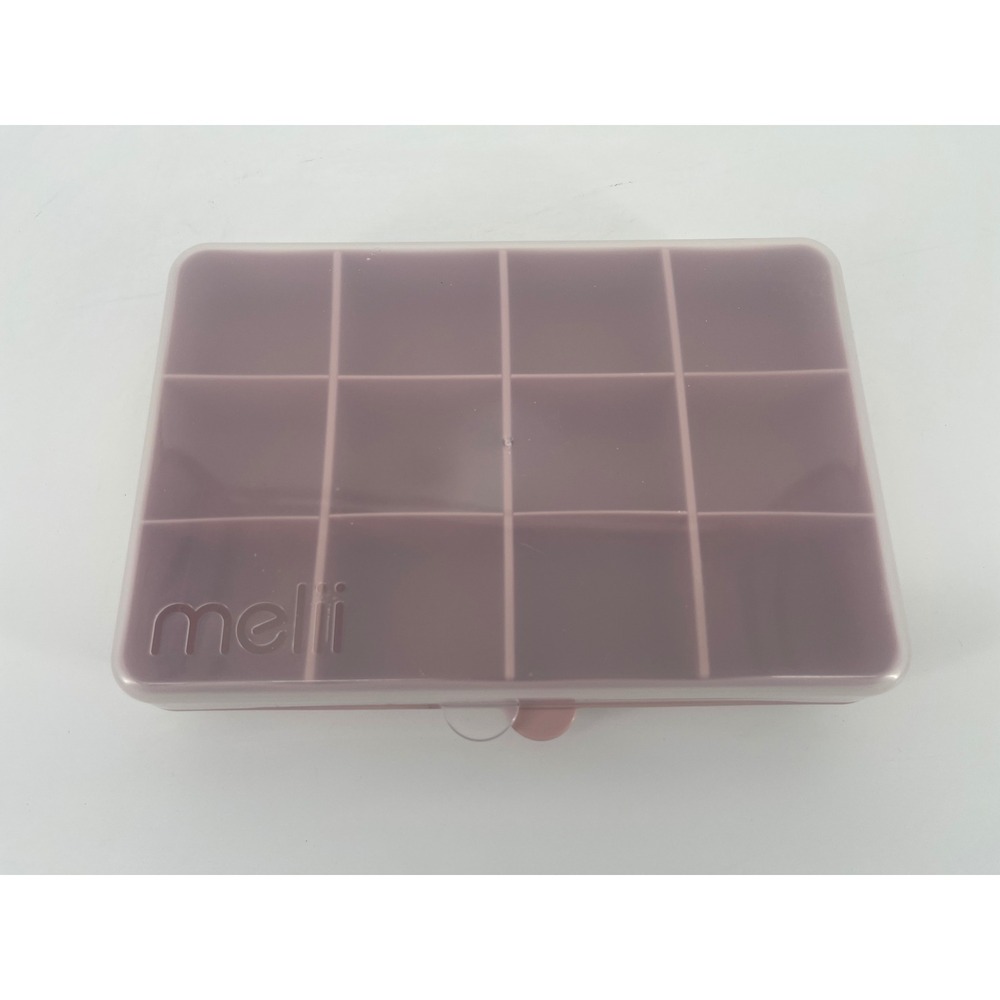 Melii Snackle Box Snack Container 12 Compartment Pink BPA Free Food Storage Box